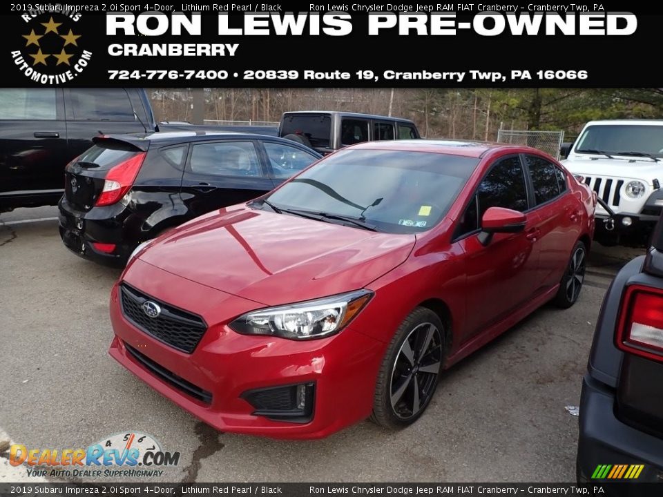 2019 Subaru Impreza 2.0i Sport 4-Door Lithium Red Pearl / Black Photo #1