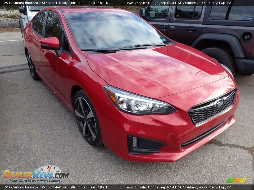 2019 Subaru Impreza 2.0i Sport 4-Door Lithium Red Pearl / Black Photo #2