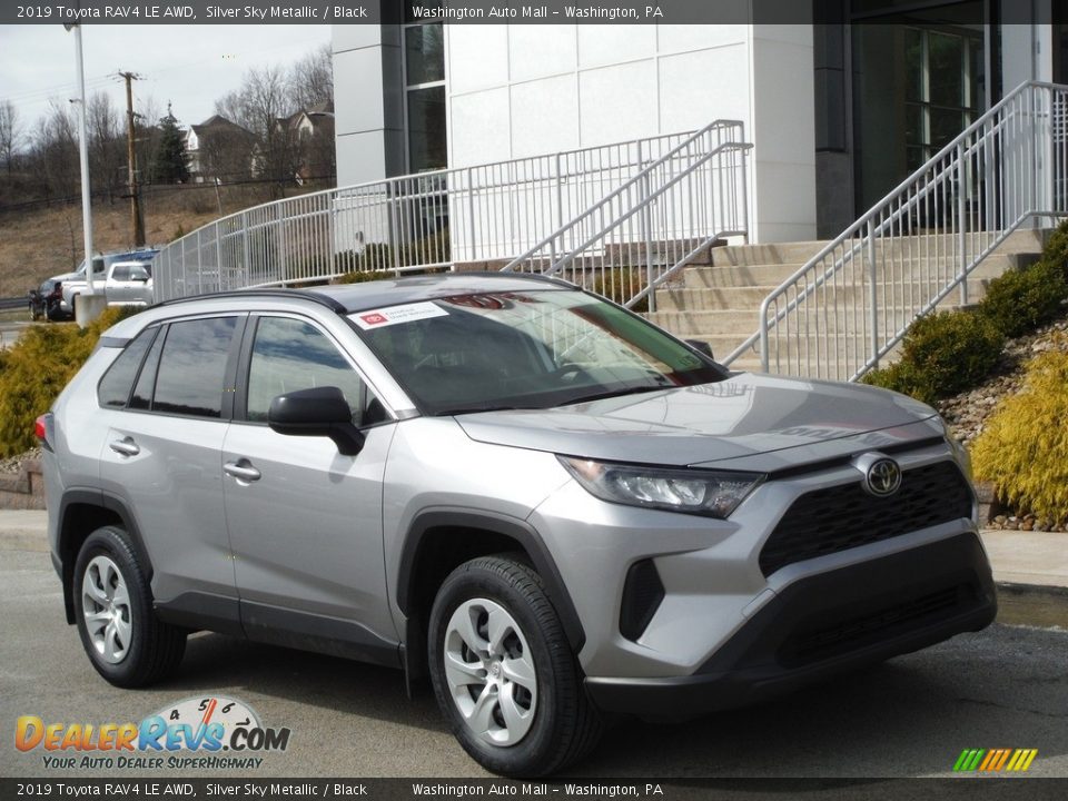 2019 Toyota RAV4 LE AWD Silver Sky Metallic / Black Photo #1