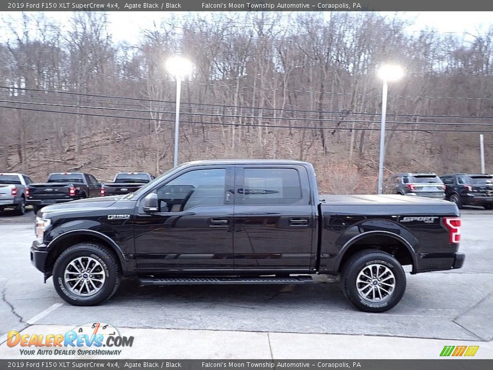 2019 Ford F150 XLT SuperCrew 4x4 Agate Black / Black Photo #5