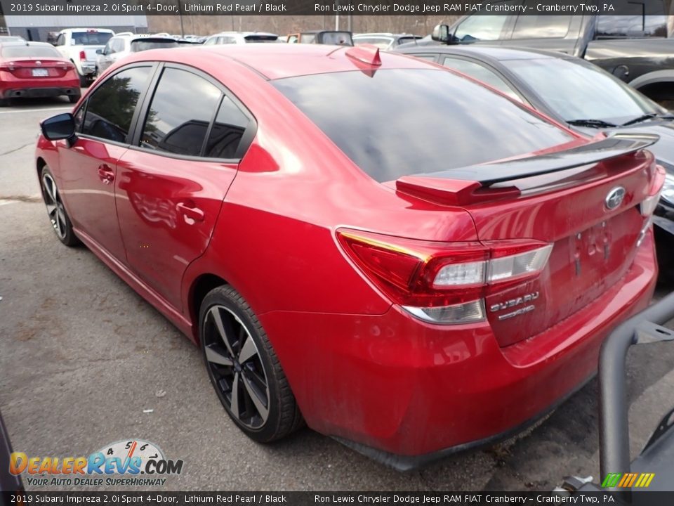 2019 Subaru Impreza 2.0i Sport 4-Door Lithium Red Pearl / Black Photo #4