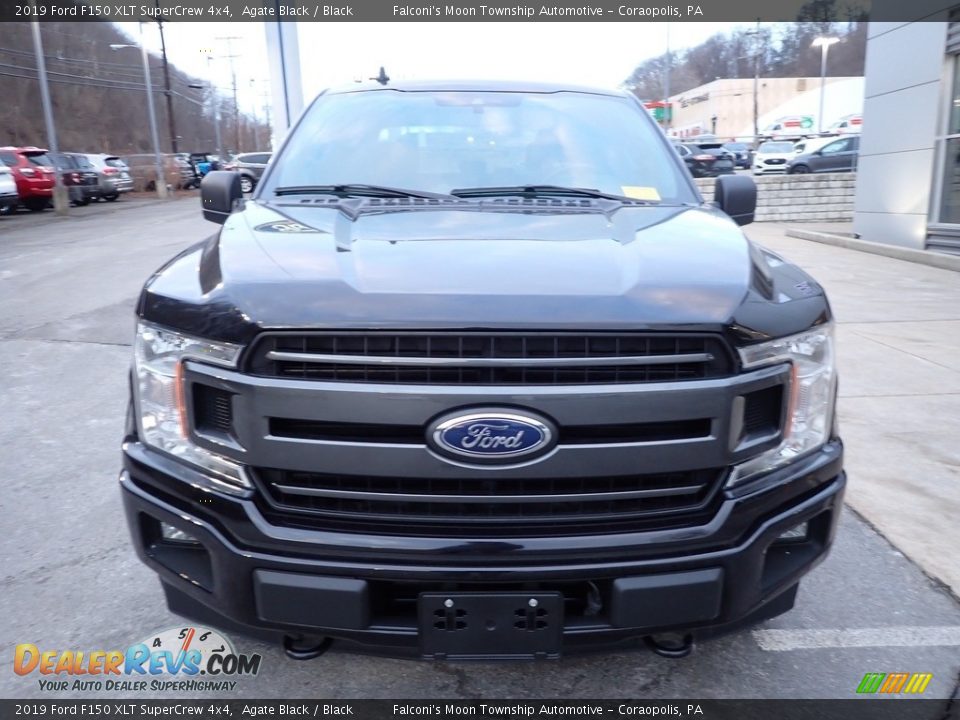 2019 Ford F150 XLT SuperCrew 4x4 Agate Black / Black Photo #7