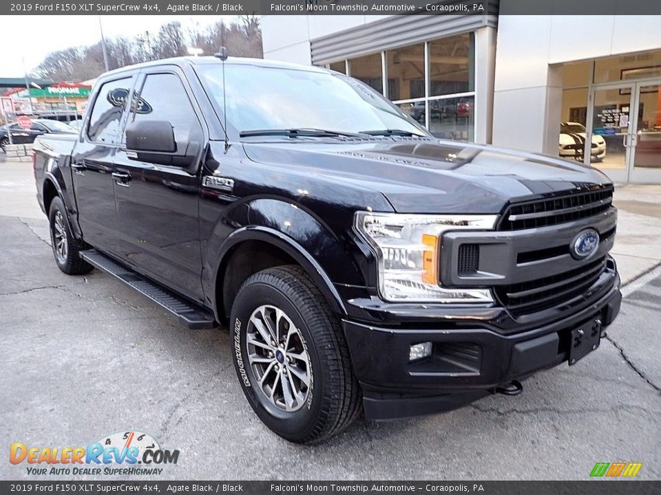 2019 Ford F150 XLT SuperCrew 4x4 Agate Black / Black Photo #8