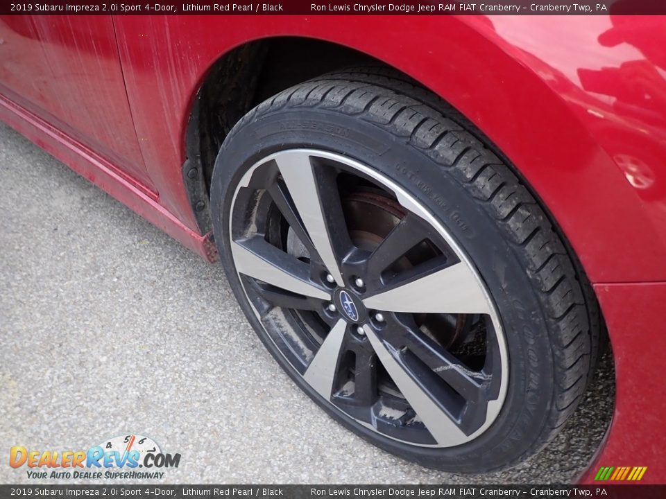 2019 Subaru Impreza 2.0i Sport 4-Door Lithium Red Pearl / Black Photo #5