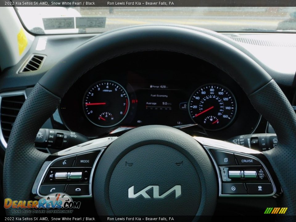 2022 Kia Seltos SX AWD Steering Wheel Photo #19