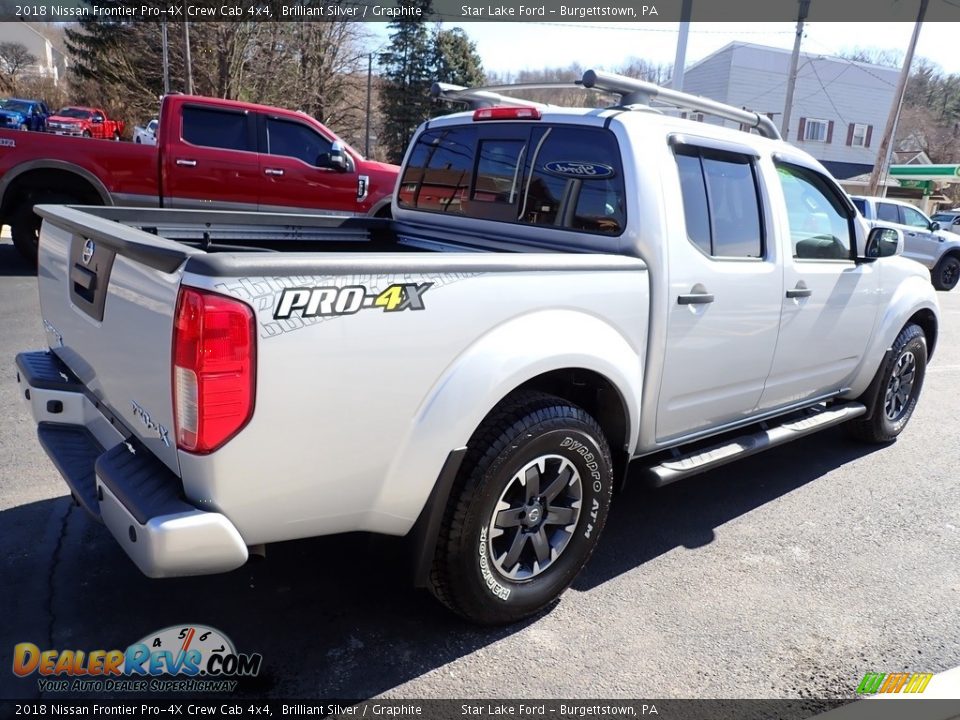 2018 Nissan Frontier Pro-4X Crew Cab 4x4 Brilliant Silver / Graphite Photo #5