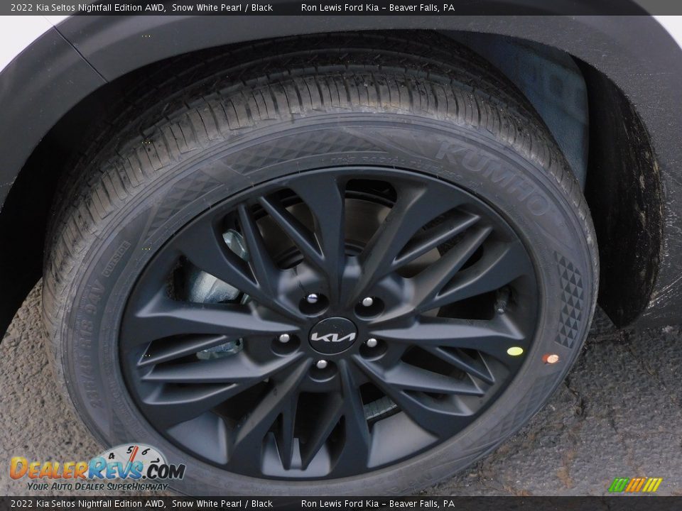 2022 Kia Seltos Nightfall Edition AWD Snow White Pearl / Black Photo #10