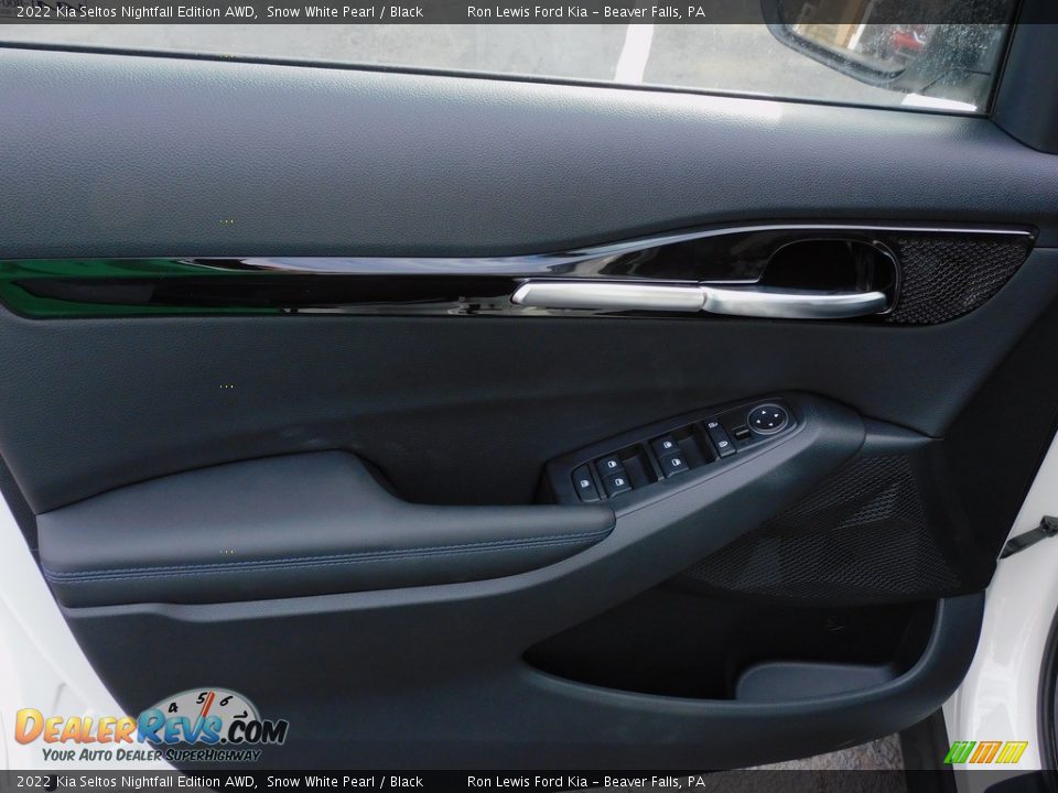 2022 Kia Seltos Nightfall Edition AWD Snow White Pearl / Black Photo #14