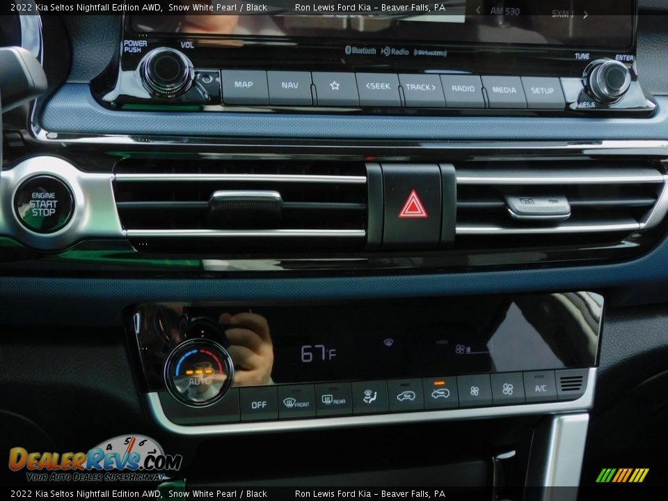 2022 Kia Seltos Nightfall Edition AWD Snow White Pearl / Black Photo #17