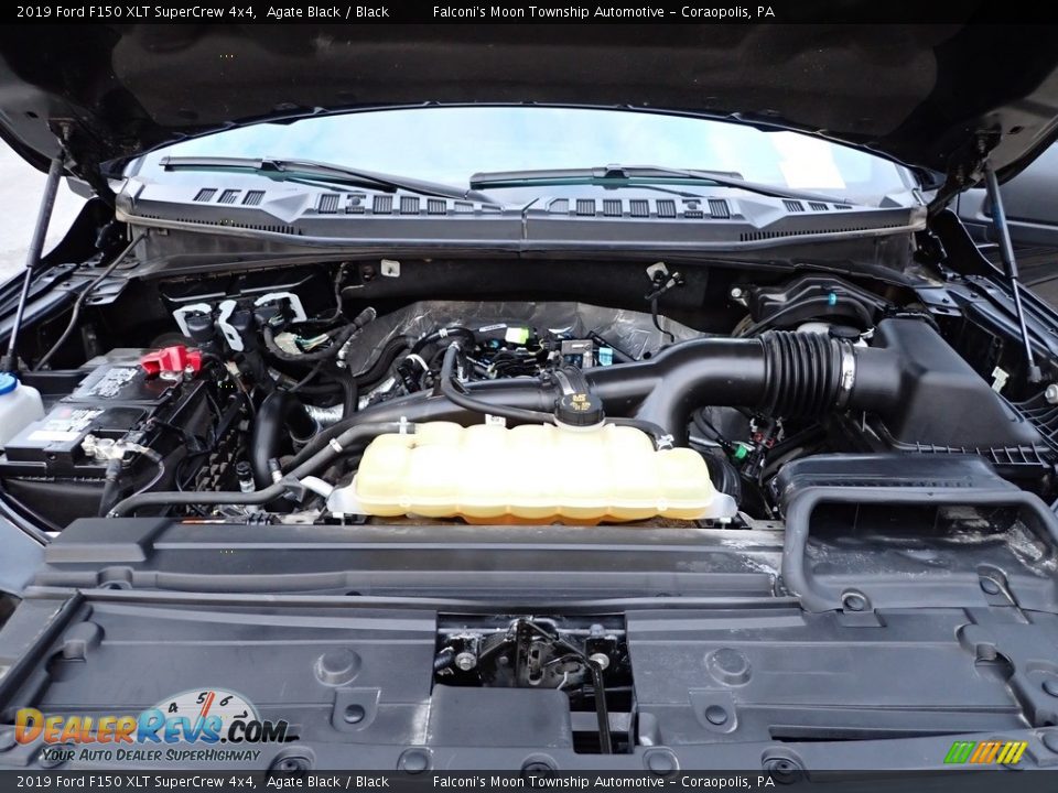 2019 Ford F150 XLT SuperCrew 4x4 Agate Black / Black Photo #27