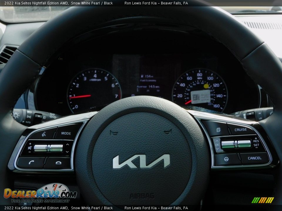 2022 Kia Seltos Nightfall Edition AWD Snow White Pearl / Black Photo #19
