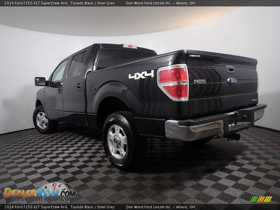 2014 Ford F150 XLT SuperCrew 4x4 Tuxedo Black / Steel Grey Photo #10