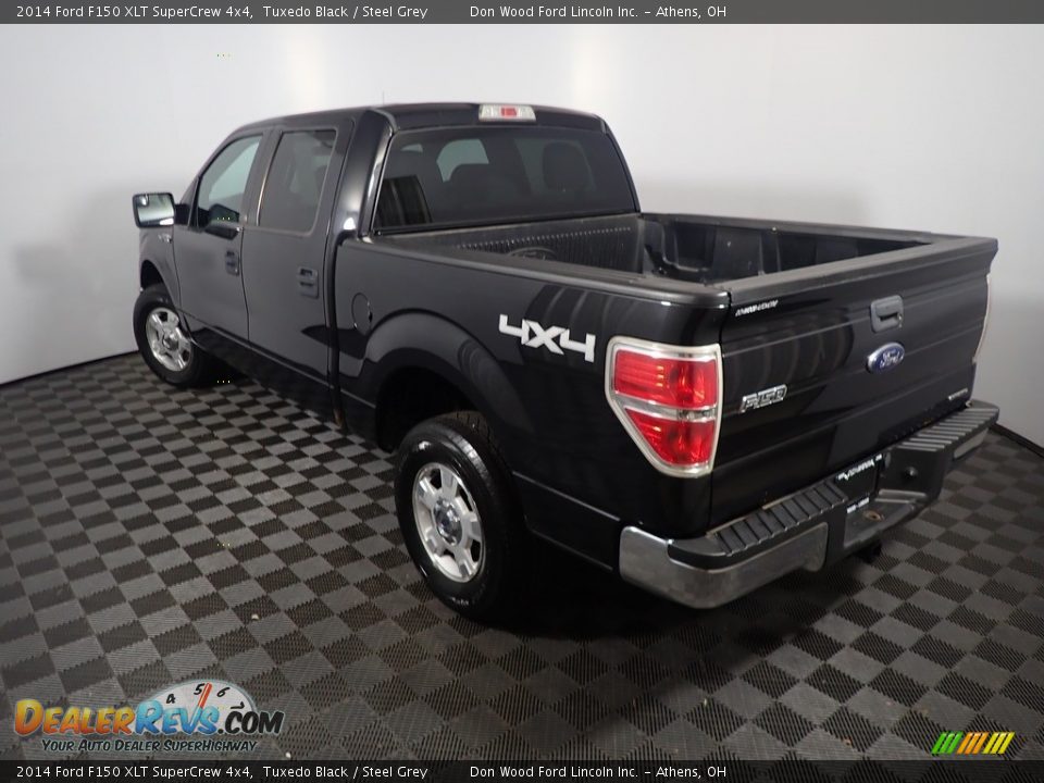 2014 Ford F150 XLT SuperCrew 4x4 Tuxedo Black / Steel Grey Photo #11