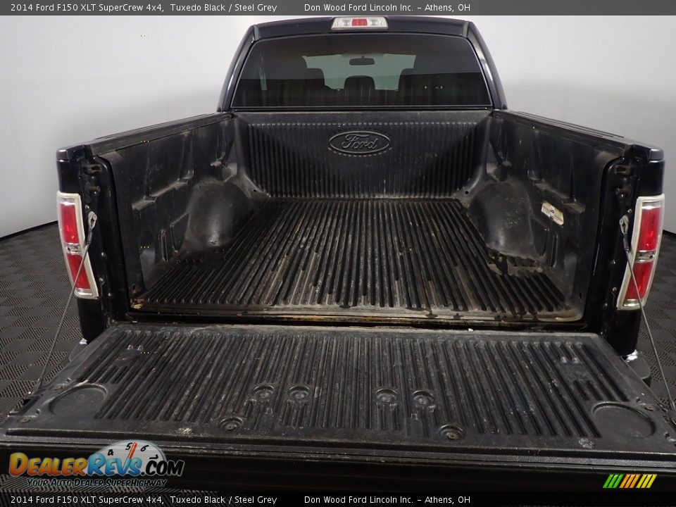 2014 Ford F150 XLT SuperCrew 4x4 Tuxedo Black / Steel Grey Photo #13