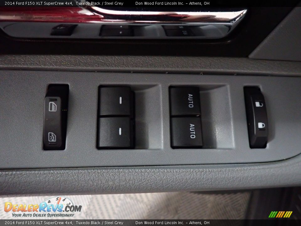 2014 Ford F150 XLT SuperCrew 4x4 Tuxedo Black / Steel Grey Photo #19
