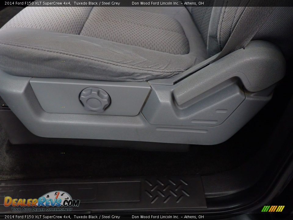 2014 Ford F150 XLT SuperCrew 4x4 Tuxedo Black / Steel Grey Photo #21