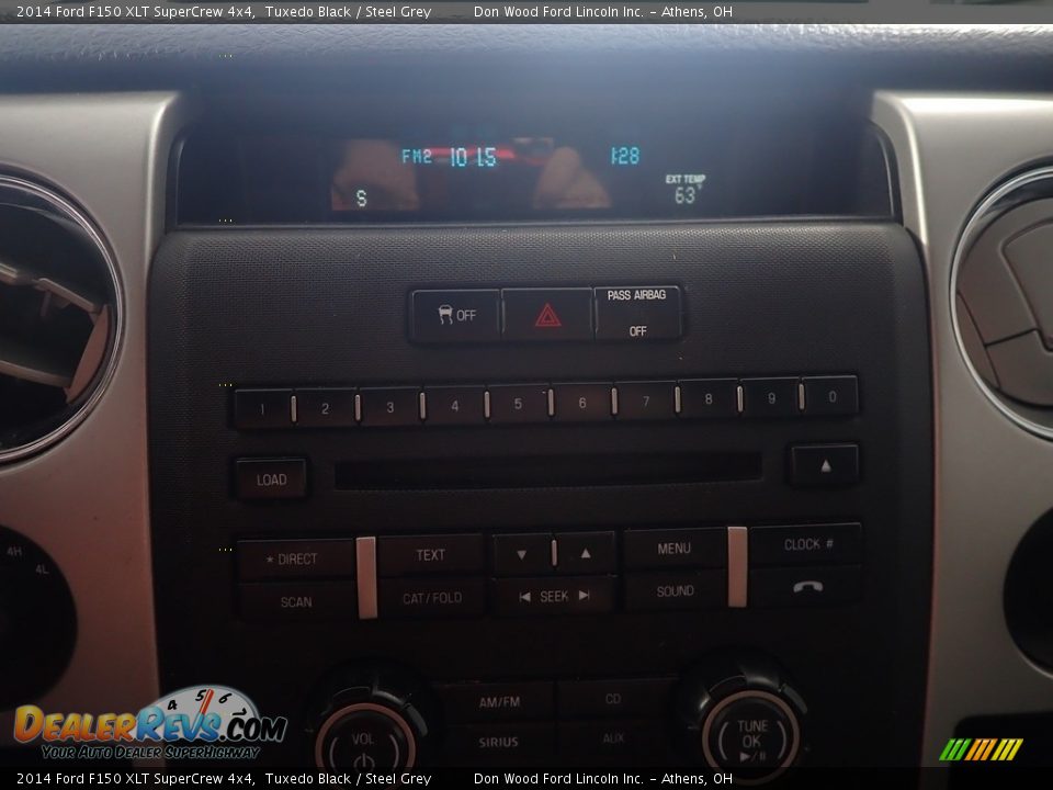 2014 Ford F150 XLT SuperCrew 4x4 Tuxedo Black / Steel Grey Photo #24