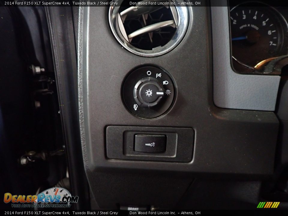 2014 Ford F150 XLT SuperCrew 4x4 Tuxedo Black / Steel Grey Photo #29