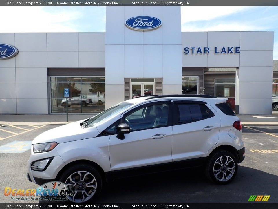 2020 Ford EcoSport SES 4WD Moondust Silver Metallic / Ebony Black Photo #1