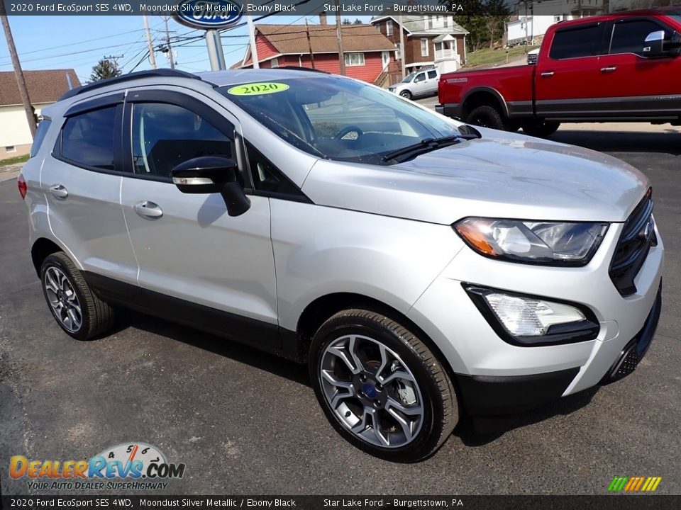 2020 Ford EcoSport SES 4WD Moondust Silver Metallic / Ebony Black Photo #8