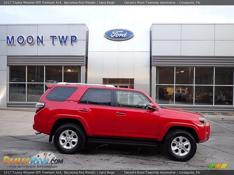 2017 Toyota 4Runner SR5 Premium 4x4 Barcelona Red Metallic / Sand Beige Photo #1