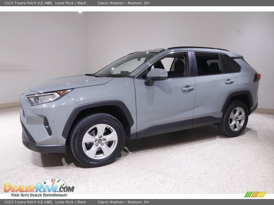 2020 Toyota RAV4 XLE AWD Lunar Rock / Black Photo #3