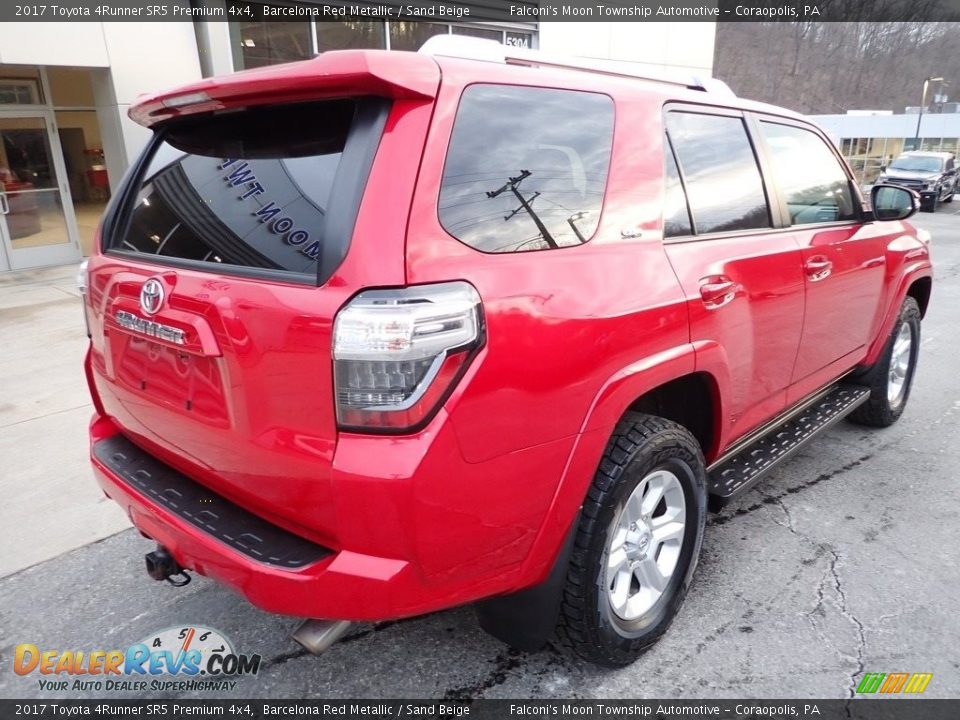 2017 Toyota 4Runner SR5 Premium 4x4 Barcelona Red Metallic / Sand Beige Photo #2