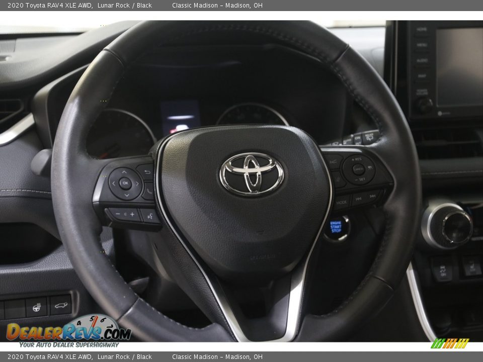 2020 Toyota RAV4 XLE AWD Lunar Rock / Black Photo #7