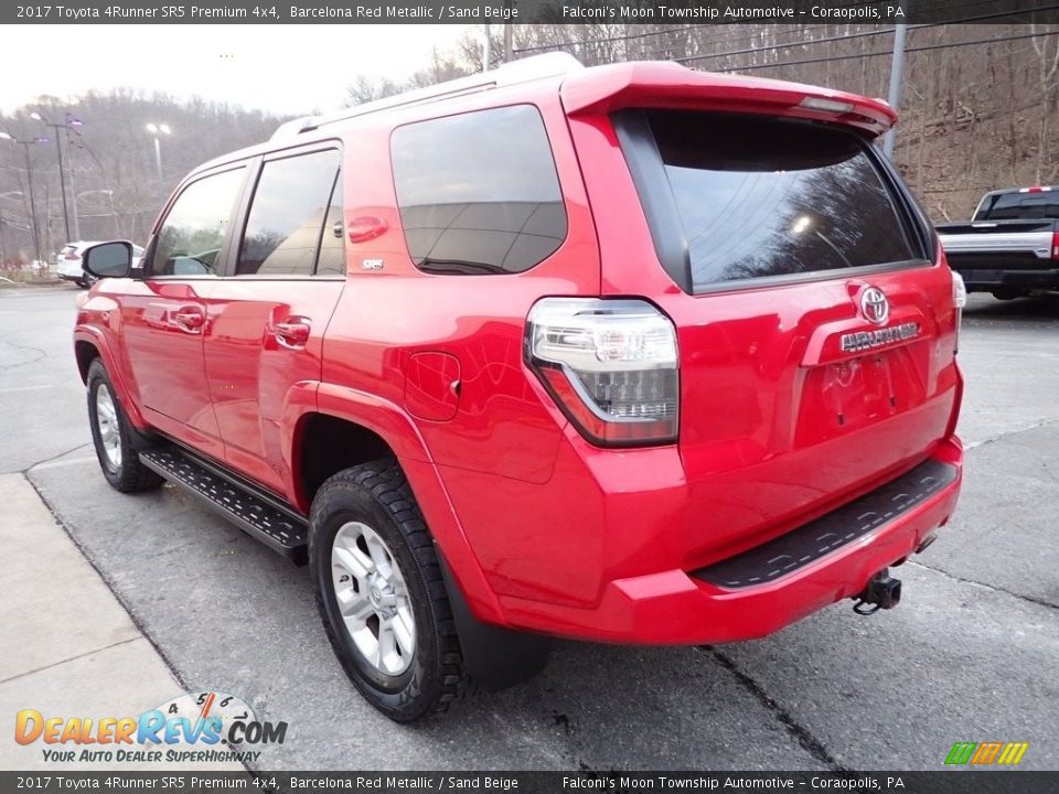 2017 Toyota 4Runner SR5 Premium 4x4 Barcelona Red Metallic / Sand Beige Photo #5