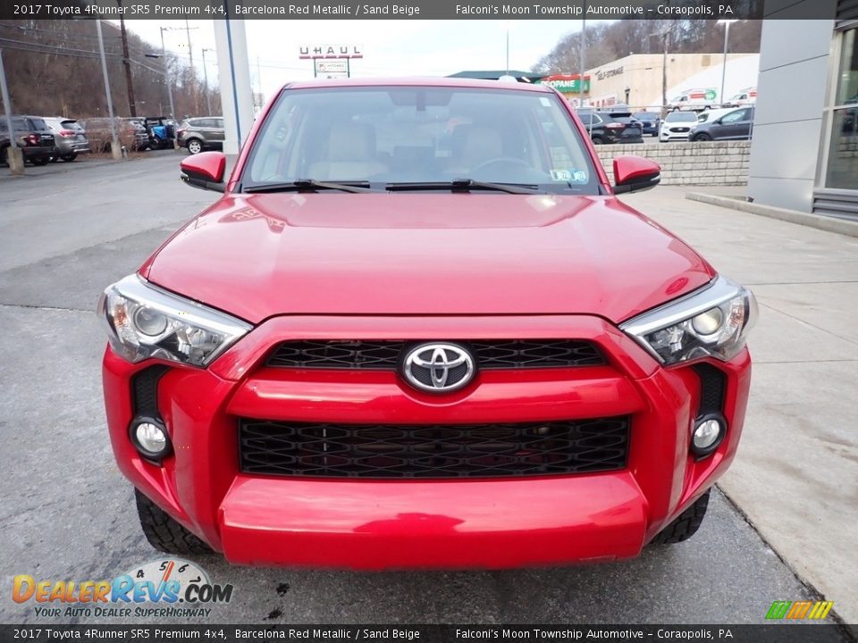 2017 Toyota 4Runner SR5 Premium 4x4 Barcelona Red Metallic / Sand Beige Photo #8