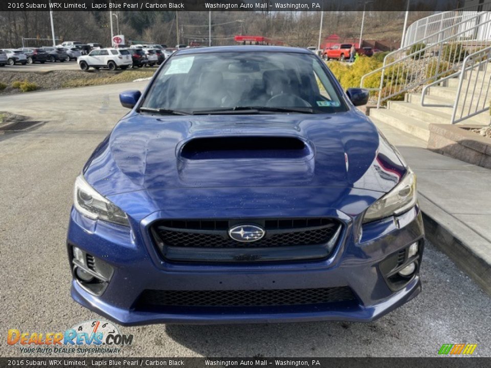 2016 Subaru WRX Limited Lapis Blue Pearl / Carbon Black Photo #5