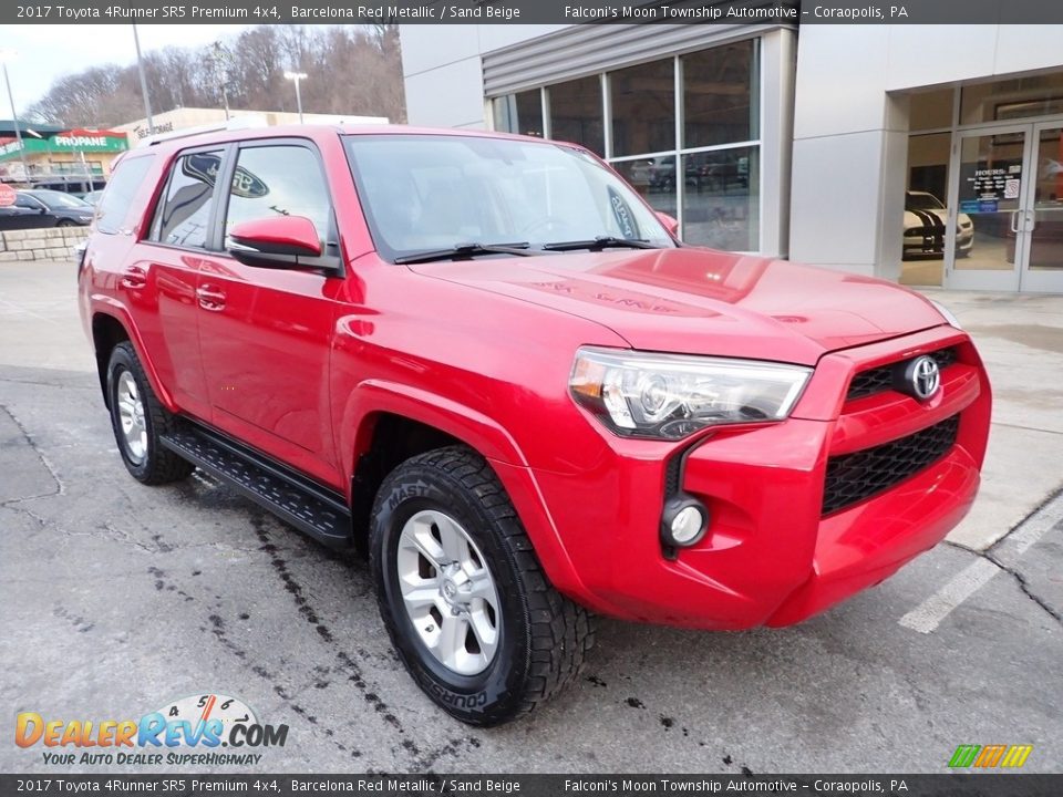 2017 Toyota 4Runner SR5 Premium 4x4 Barcelona Red Metallic / Sand Beige Photo #9