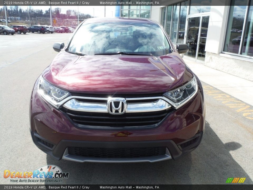 2019 Honda CR-V LX AWD Basque Red Pearl II / Gray Photo #4