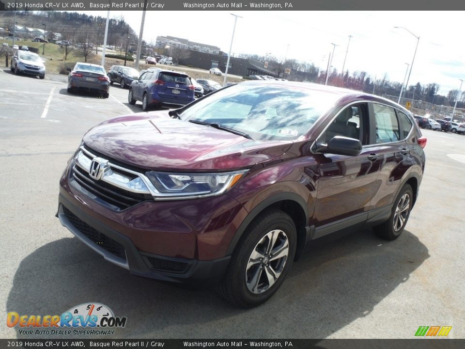 2019 Honda CR-V LX AWD Basque Red Pearl II / Gray Photo #5