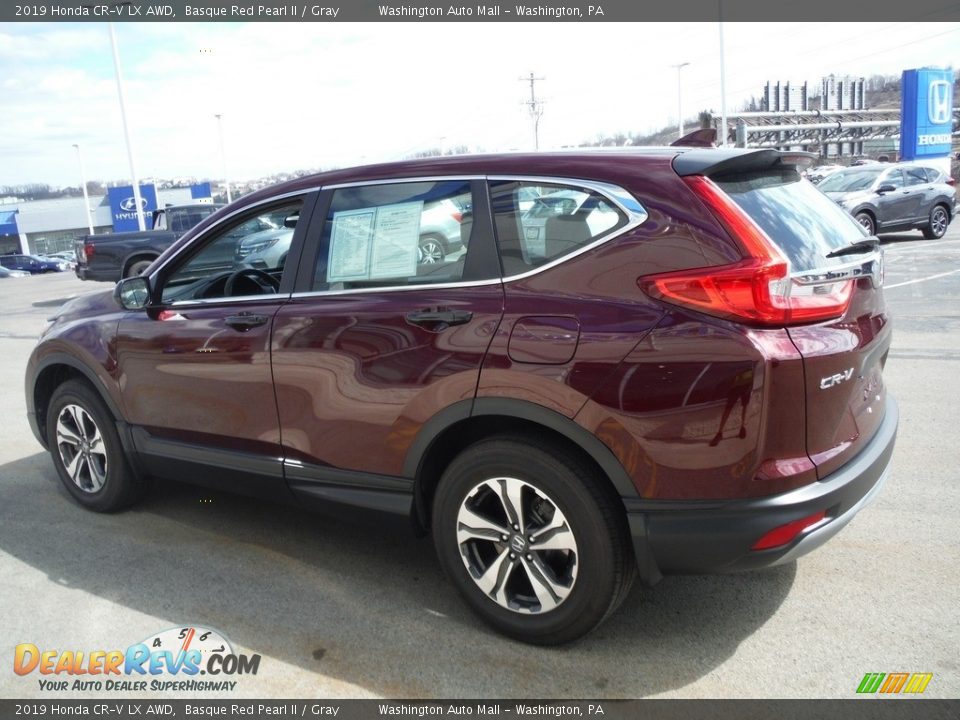 2019 Honda CR-V LX AWD Basque Red Pearl II / Gray Photo #7