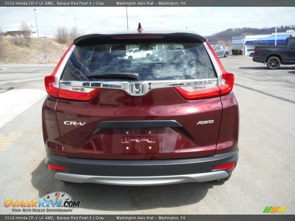 2019 Honda CR-V LX AWD Basque Red Pearl II / Gray Photo #8