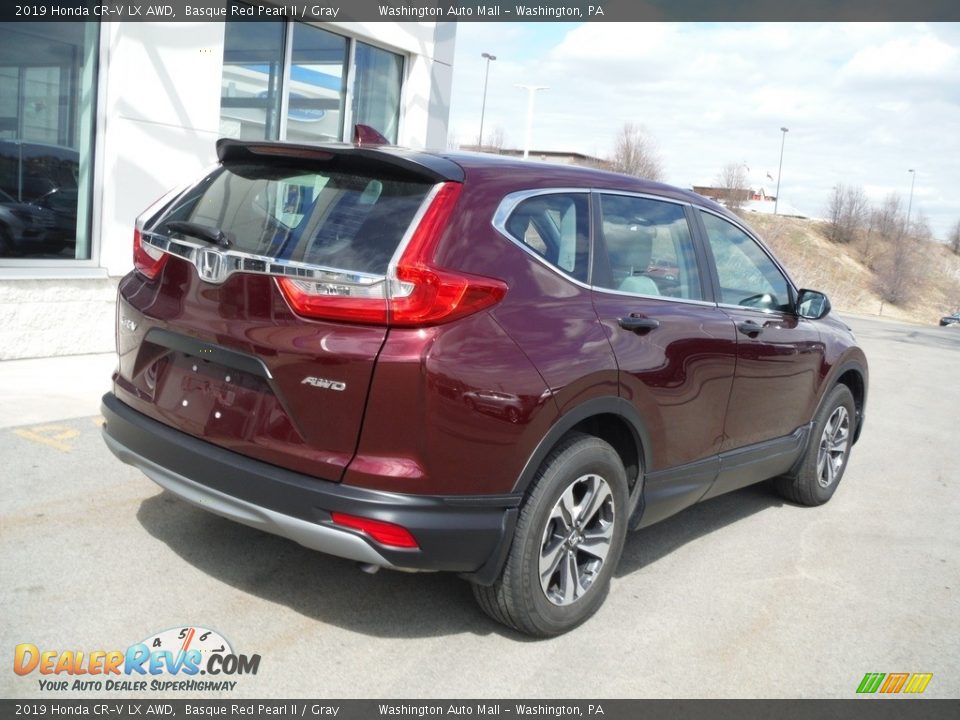 2019 Honda CR-V LX AWD Basque Red Pearl II / Gray Photo #9