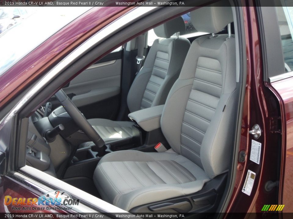 2019 Honda CR-V LX AWD Basque Red Pearl II / Gray Photo #12