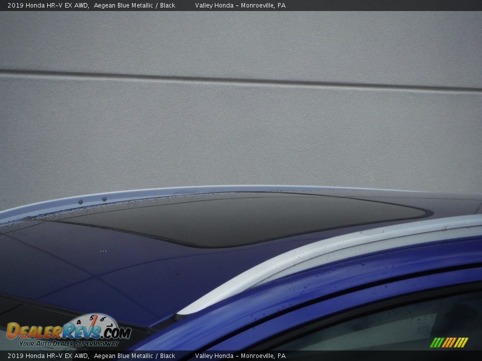 2019 Honda HR-V EX AWD Aegean Blue Metallic / Black Photo #3