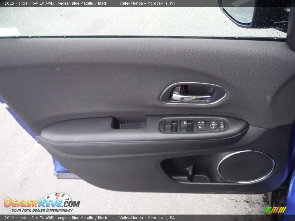 2019 Honda HR-V EX AWD Aegean Blue Metallic / Black Photo #11