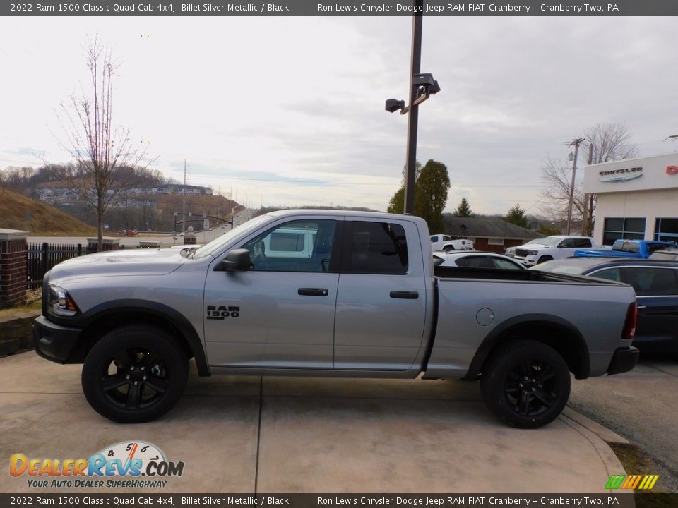 2022 Ram 1500 Classic Quad Cab 4x4 Billet Silver Metallic / Black Photo #9