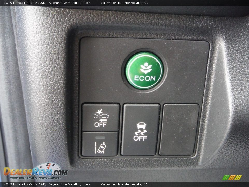 2019 Honda HR-V EX AWD Aegean Blue Metallic / Black Photo #14