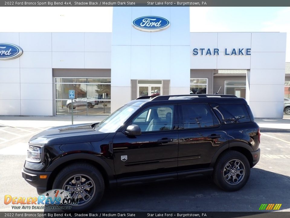 2022 Ford Bronco Sport Big Bend 4x4 Shadow Black / Medium Dark Slate Photo #1