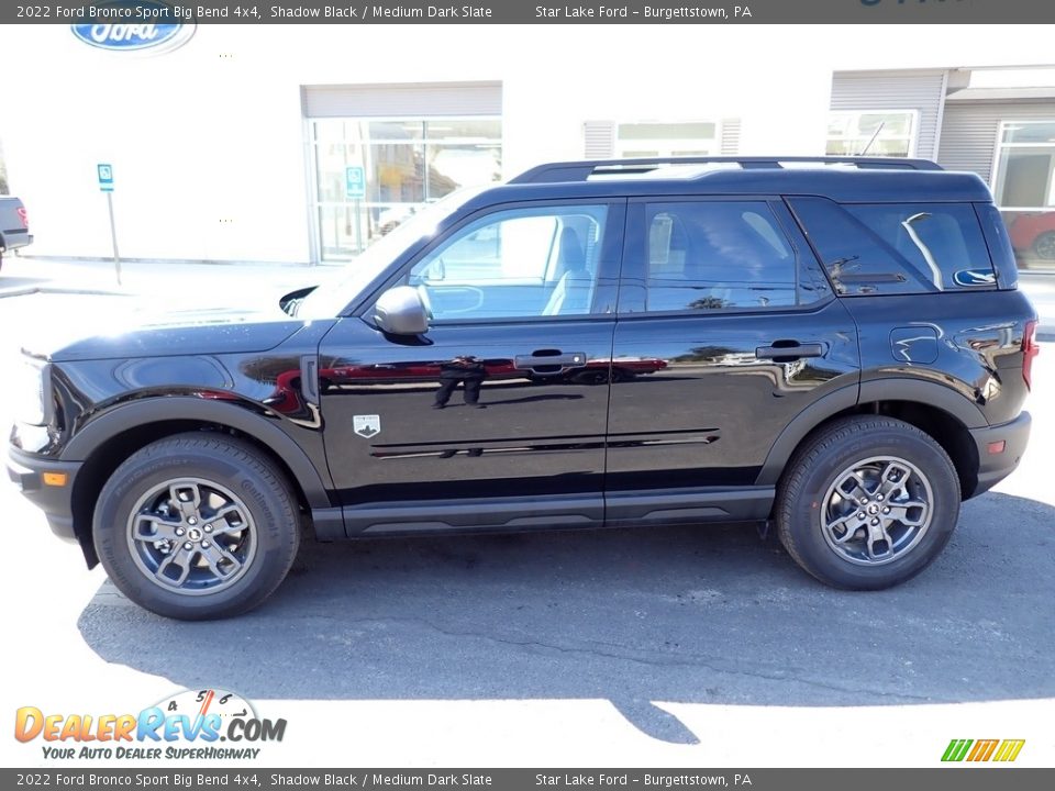 2022 Ford Bronco Sport Big Bend 4x4 Shadow Black / Medium Dark Slate Photo #2