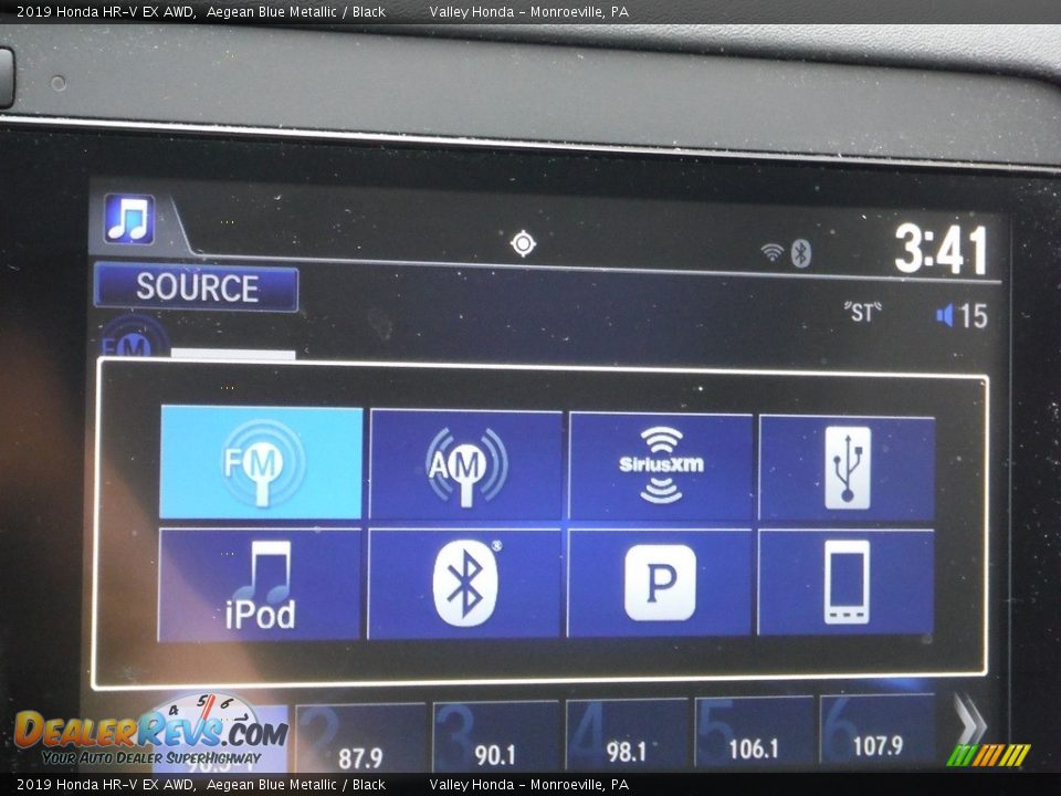 2019 Honda HR-V EX AWD Aegean Blue Metallic / Black Photo #18