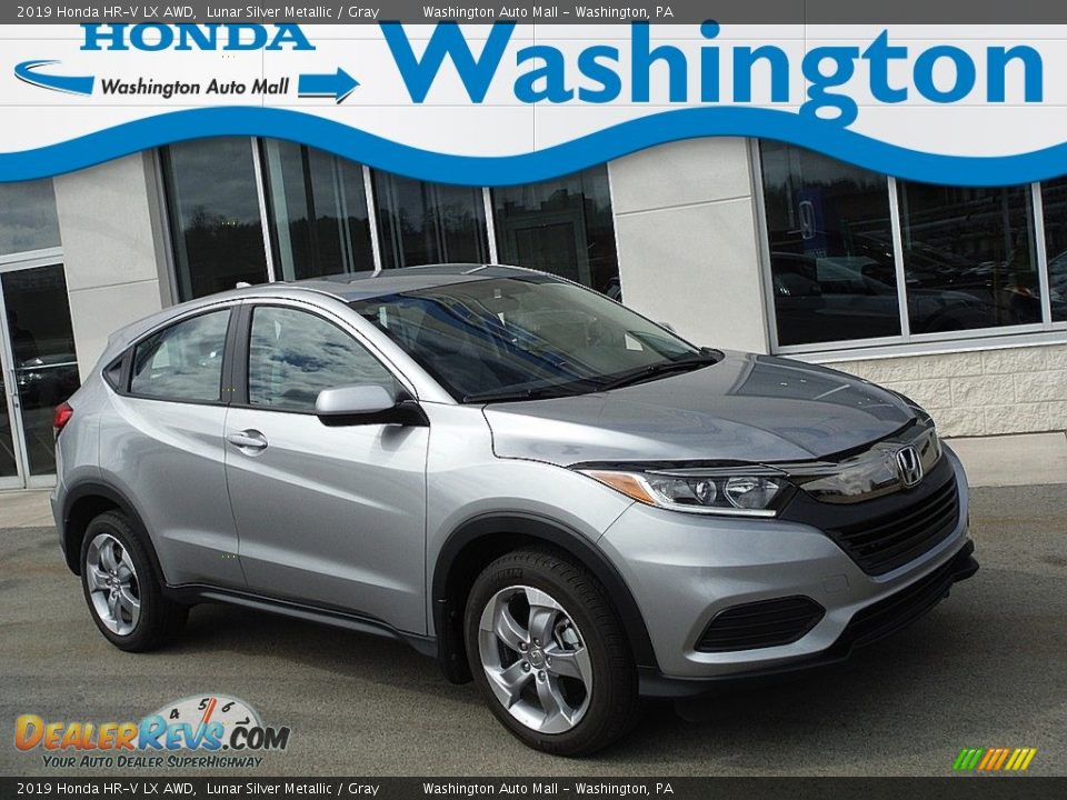 2019 Honda HR-V LX AWD Lunar Silver Metallic / Gray Photo #1