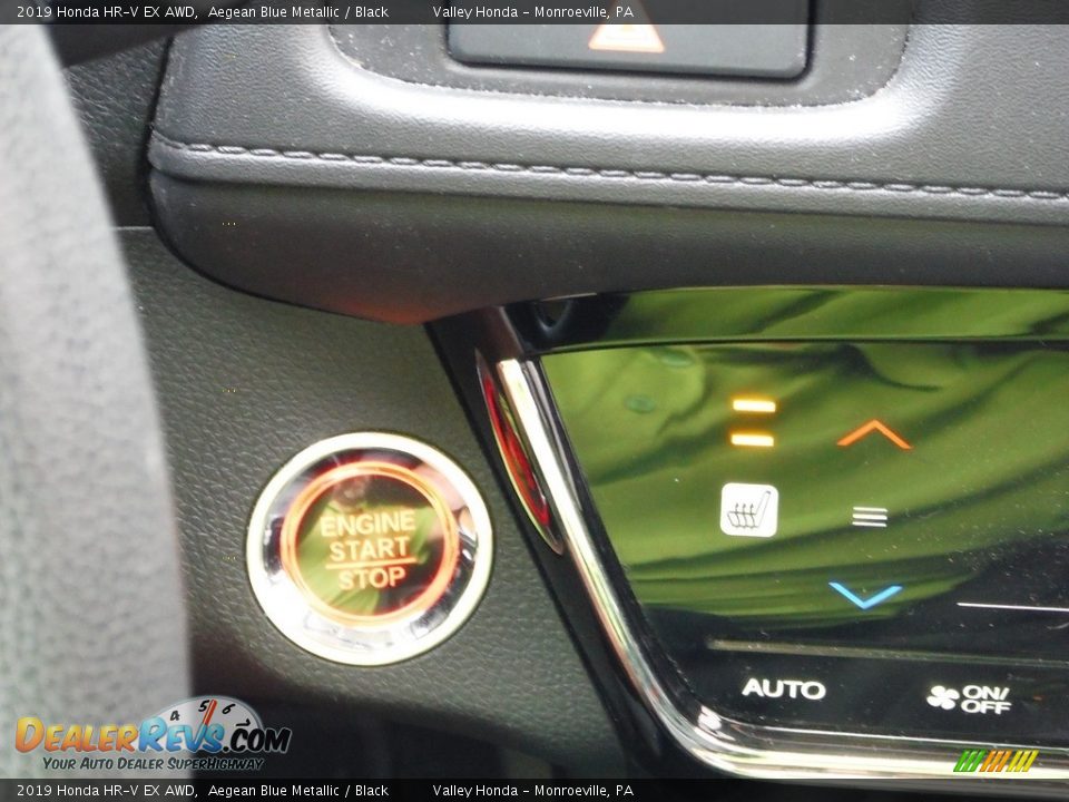 2019 Honda HR-V EX AWD Aegean Blue Metallic / Black Photo #19