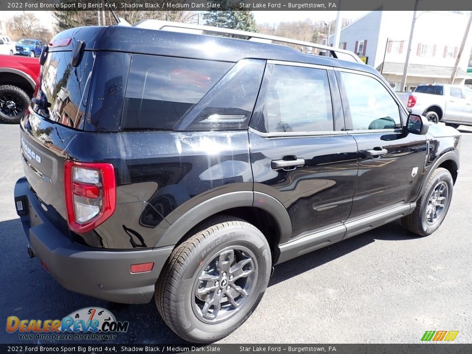 2022 Ford Bronco Sport Big Bend 4x4 Shadow Black / Medium Dark Slate Photo #6