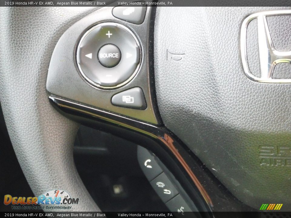 2019 Honda HR-V EX AWD Aegean Blue Metallic / Black Photo #20