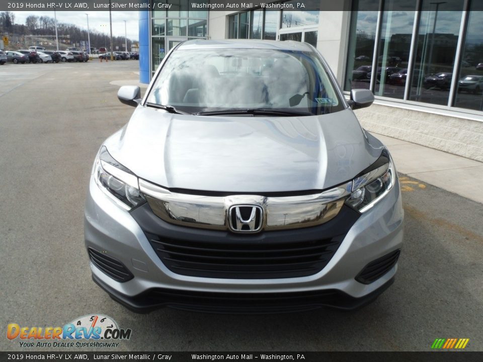 2019 Honda HR-V LX AWD Lunar Silver Metallic / Gray Photo #4